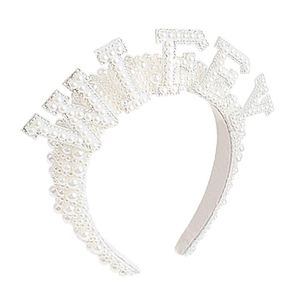 Pearl Bachelorette Party Decorations to Be Headband <b>Bride</b> Hairband Bridal Shower <b>Wedding</b> <b>Gifts</b> - Product Image 2