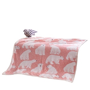 Donfang-Juego de cama de franela suave y táctil para <span class=keywords><strong>cuna</strong></span> de bebé, bonito estampado - Product Image 1