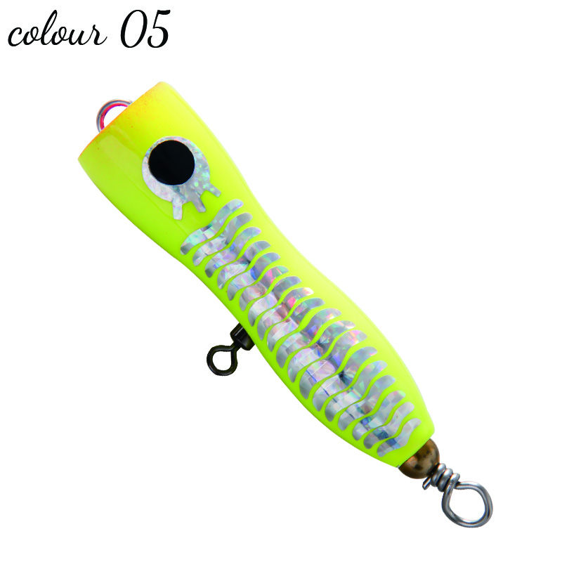 木製ポッパー ルアーキット 15g 30g マグロ釣り用トップウォーター