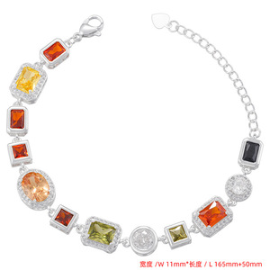 <span class=keywords><strong>Tiktok</strong></span> viral produits gagnants actuels ensemble de bijoux en zircon de luxe mode bijouterie scintillante CZ collier en diamant bracelet - Product Image 5