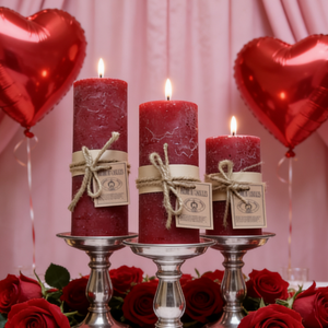 Candele a Colonna Lunga Personalizzate all'Ingrosso con Effetto Sfumato, Regali per Matrimoni e Banchetti, Candele a Pilastro Riempibili per Celebrazioni di Compleanno - Product Image 5