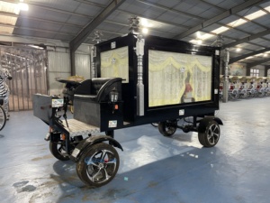 Factory Customized Vintage Black Coffin Carriage Horse Wagon Antique Electric Buggy Electric Funeral Horse Hearse - Product Image 4