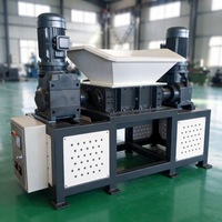 Déchiqueteuse à double arbre Shengzhong pour déchets électroniques, petite déchiqueteuse de métaux, déchiqueteuse de plastique PVC, machine de recyclage des déchets