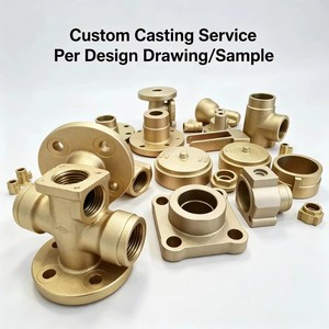 บริการหล่อทองเหลืองและทองบรอนซ์แบบแม่นยำตามมาตรฐาน OEM สำหรับชิ้นส่วนตัวเรือนปั๊มโลหะทองเหลือง ผลิตตามสั่งสำหรับชิ้นส่วนปั๊ม - Product Image 1