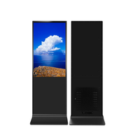 Kiosque numérique 4K sur pied IP65 de 85 pouces pour intérieur, système Android/PC, écran tactile capacitif LCD, pour centre commercial et ascenseur