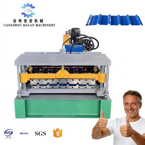 Equipo de Fabricación de Tejas Metálicas Decorativas con Relieve, Máquina Automática de Conformado de Rollos - Product Image 1