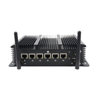 Mini PC Industrial EGLOBAL Económico Sin Ventilador con Intel Core I7, Soporte para 32GB de RAM DDR4, 2 COM, Pantalla HD, SSD/HDD