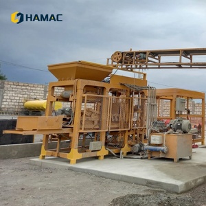 Machine automatique hydraulique de fabrication de blocs de béton HAMAC QT4-15 à vendre - Product Image 1