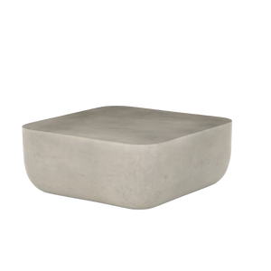 Table basse carrée en ciment sur mesure, robuste, pour usage commercial, table de salon en béton, mobilier de réception pour hall d'hôtel - Product Image 1