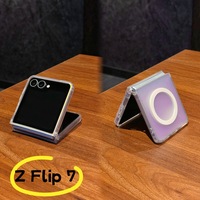 Laser-Gradient Magnetische Faltbare Handyhülle Schutzhülle für Samsung Z Flip 7 Z Flip 8 Z Flip 6