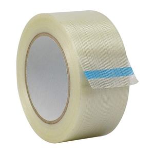 Sandık ağır su geçirmez takviyeli çember bant 50m güç temizle Filament karton sızdırmazlık nakliye ambalaj için koli bandı - Product Image 4