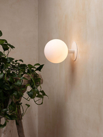 Lampe murale en verre sphérique minimaliste et créative pour hôtel, décoration intérieure nordique moderne, lampe murale LED bon marché