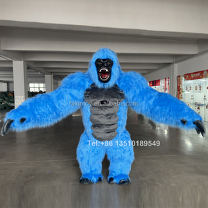 Mascota <span class=keywords><strong>de</strong></span> fábrica, ropa <span class=keywords><strong>de</strong></span> Cosplay, gorila inflable, 2 M/2,6 m, Animal personalizado, Panda, Tigre, elefante, oso, mascota que camina, costo - Product Image 4