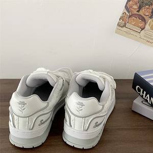 Chaussures basses en cuir blanc de <span class=keywords><strong>haute</strong></span> qualité pour hommes et femmes, style décontracté, toutes saisons - Product Image 5