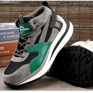 Prix usine imperméable doux confortable respirant noir léger maille supérieure <span class=keywords><strong>semelle</strong></span> en caoutchouc hommes <span class=keywords><strong>chaussure</strong></span> <span class=keywords><strong>de</strong></span> sécurité embout en acier - Product Image 3