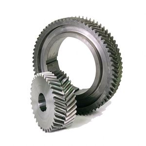 Personalización OEM Casting Módulo grande de alta precisión Engranaje helicoidal doble Engranajes de espiga con montaje de eje - Product Image 4