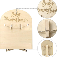 Cadre photo en bois pour échographie de femme enceinte, idéal pour la décoration de bureau de la naissance du bébé - Vente chaude