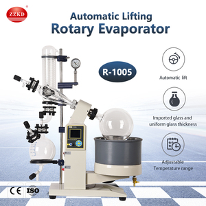 Innovador evaporador rotatorio digital de película descendente al vacío con baño de agua circulante para destilación - Product Image 2