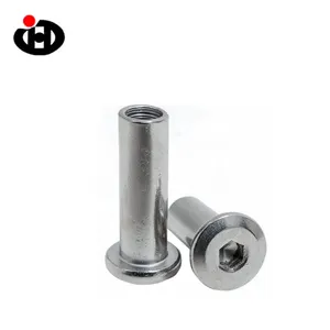 Jinghong in Acciaio Inox M8 Inserto Esagonale Dado Barile