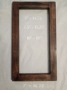 Wooden <b>Shadow</b> <b>Box</b> Frame Hanging Photo Display <b>Box</b> Unfinished Natural Wood Picture Frame Custom Size - Product Image 4