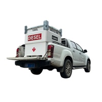 SUMAC AUTO Mini station-service portable personnalisée Distributeur de carburant en acier pour composants de base essence et diesel, y compris réservoir et pompe