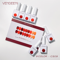Vendeeni semi-permanent professionnel vernis à ongles peinture art fournitures gel vernis à ongles marque privée uv gel nail art bas quantité minimale de commande oem