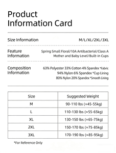 Canotta Antibatterica per <span class=keywords><strong>Allattamento</strong></span> con Reggiseno Integrato, Leggera, per Maternità e <span class=keywords><strong>Allattamento</strong></span>, Senza Necessità di Reggiseno, per Gravidanza e Post-Parto - Product Image 5