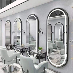 Attrezzatura per Salone di Bellezza Sincoo, Arredamento per Barbiere, Postazione Singola per Parrucchiere con Specchio LED - Product Image 5