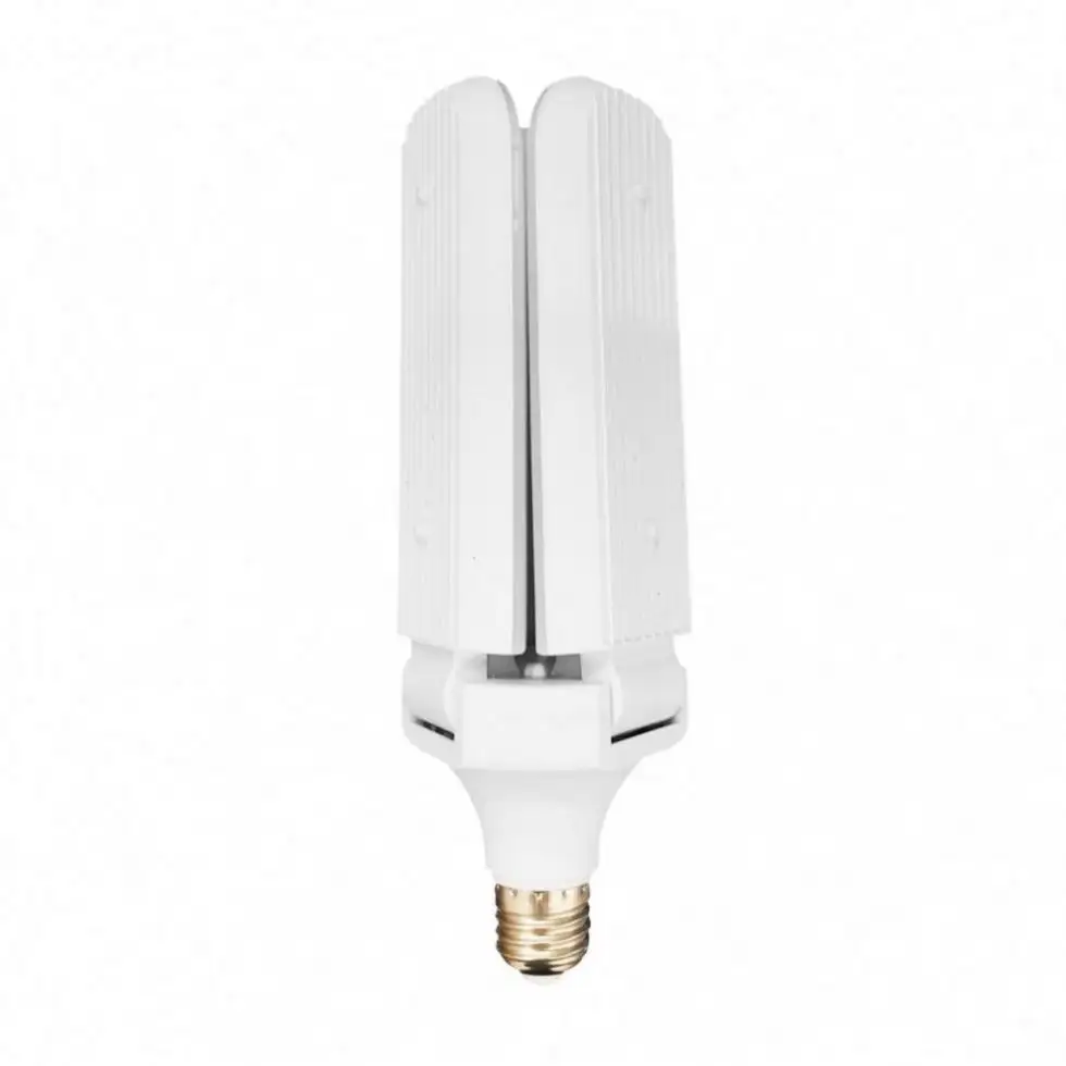 뜨거운 판매 접이식 LED 20W 30W 45W 60W 75 와트 B22 E27 팬 블레이드 LED 전구 램프