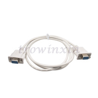 Cable Serial DB9 Hembra a Hembra, Extensión RS232 de 9 Pines, Cable Recto y Cruzado