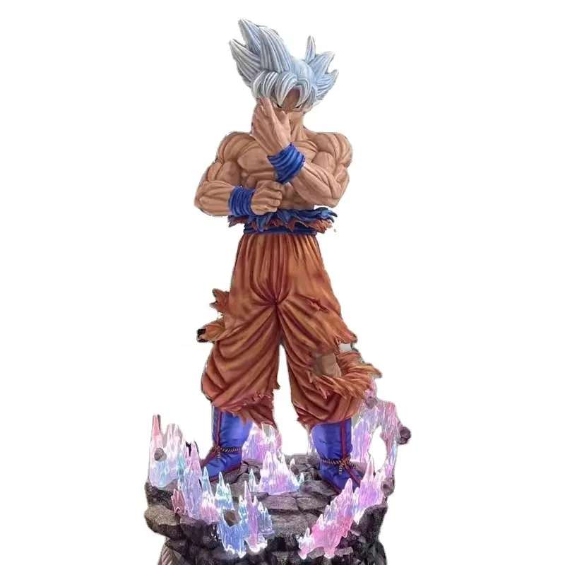 Offre Spéciale personnalisé taille réelle 1:1 fibre de verre résine Dragon Ball Vegeta Statue Goku Statues WuKong Anime Sculpture