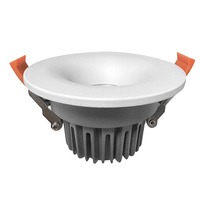 Lámpara de Techo Empotrada LED COB de 7W, Regulable, sin Parpadeo, Ángulo de Haz de 15 Grados, UGR 19, Recorte de 75mm, para Interiores