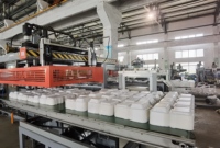 Machine pour la fabrication de boîtes à œufs et plateaux en mousse de polystyrène
