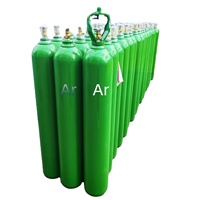 Cilindro de Gas Argón de Acero de 150 bar, Tanque de Gas Argón con Certificación ISO 9809-1