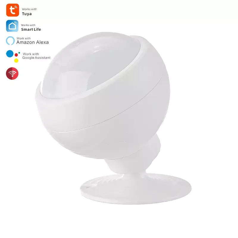 Most Popular WiFi PIR Motion Sensor With The 360 Degree And Rechargeable Lithium Battery For Linkage Scene Or Home Security