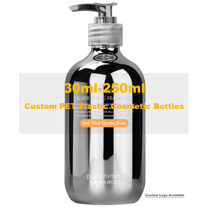 Özel Tasarım 30ml-250ml <span class=keywords><strong>PET</strong></span> Plastik Kozmetik Şişeleri Şampuan Duş Jeli Cilt Bakım Serumu Losyon Pompalı Şişe - Product Image 3