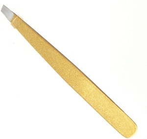 Pince à cils en acier inoxydable à pointe en fibre, personnalisable avec logo, pour extensions de cils volume - Marque privée - Product Image 3