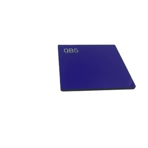 Nhà máy trực tiếp đánh bóng qb28 qb29 kính lọc màu xanh coban cho các bộ lọc quang để hàn và xem lửa - Product Image 2