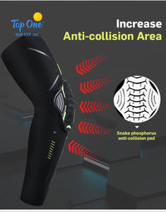 Top One Sport Support de bras élastique Flexible Anti-Collision Coudières en nid d'abeille pour le basket-ball Tennis en saison de printemps - Product Image 3