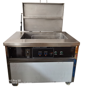 Machine de nettoyage à ultrasons à panier rotatif de petites pièces métalliques petit matériel lavage dégraissage nettoyeur à ultrasons à tambour rotatif - Product Image 4