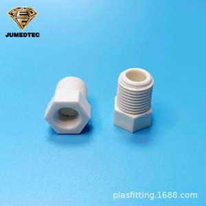 Adaptador de rosca JUMEDTEC de nailon para tuberías, de 1/8-27NPT a 1/4-28UNF, para accesorios de plomería - Product Image 4