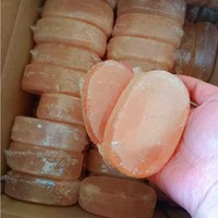 Boule de sel rose de l'Himalaya naturelle, savon au sel rose de l'Himalaya, savon au sel rose de l'Himalaya pour le visage, le corps, le massage, le nettoyage de la peau, diffuseur d'huiles essentielles