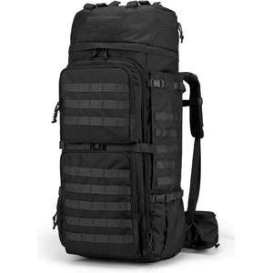 Sac à dos tactique de randonnée grande capacité 75L MOLLE robuste 600D pour le camping, la survie en plein air - Product Image 6
