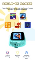CTW20C Reloj Inteligente con Cámara y Tarjeta SIM para Niños, con Grabador de Video, Juegos y Funciones de Aprendizaje