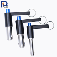 Factory Direct Supply M12 M16 Aluminium L Handle Fasteners with Stainless Steel Ball Lock Pin