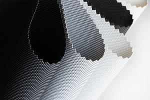 Campione di tessuto per tende a rullo Hande, fornitura diretta dalla fabbrica, tessuto parasole a trama a cesto con 3% di apertura per ombreggiatura - Product Image 2