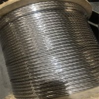 AISI 316L Marine Grade 1/2 "Edelstahl kabel 6x19 IWRC G304 SS Stahldraht seil