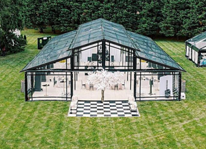 Tienda transparente para exteriores Carpa grande para eventos de aleación de aluminio Carpa para actividades al aire libre de nuevo diseño - Product Image 4