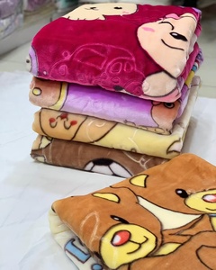 Cobertor Infantil Personalizado de Fábrica em Raschel Grosso com Estampa de Desenho Animado em Relevo, Dupla Camada Reversível, Quente para o Inverno - Product Image 1