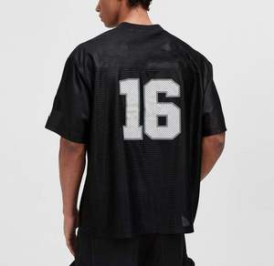 เสื้อฮอกกี้น้ำแข็งแบบซับลิเมชั่นสั่งทำพิเศษสำหรับผู้ใหญ่ โพลีเอสเตอร์ 100% พิมพ์ลาย ระบายอากาศได้ดี แขนสั้น แห้งเร็ว คอวี - Product Image 2